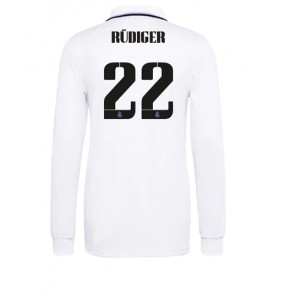 Real Madrid Antonio Rudiger #22 Hemmatröja 2022-23 Långärmad
